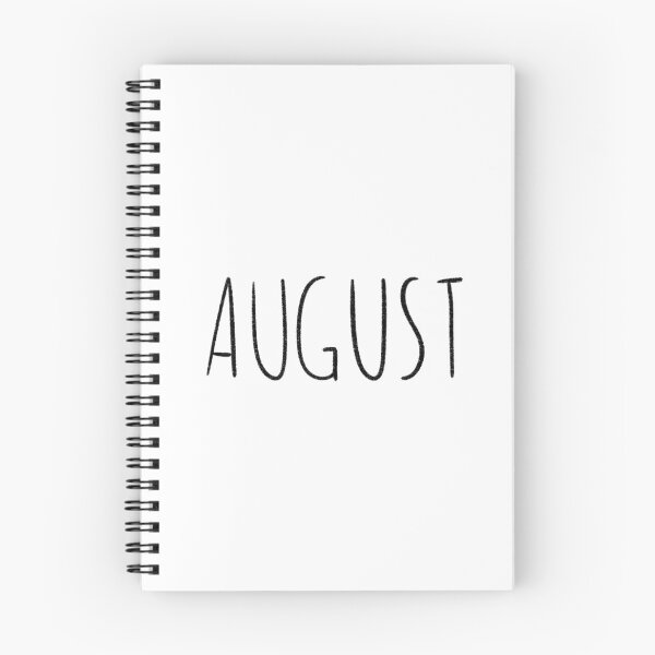 Item preview, Cute August Hand Lettered Typography Handwritten Monthly Artwork designed and sold by somimalikkk.