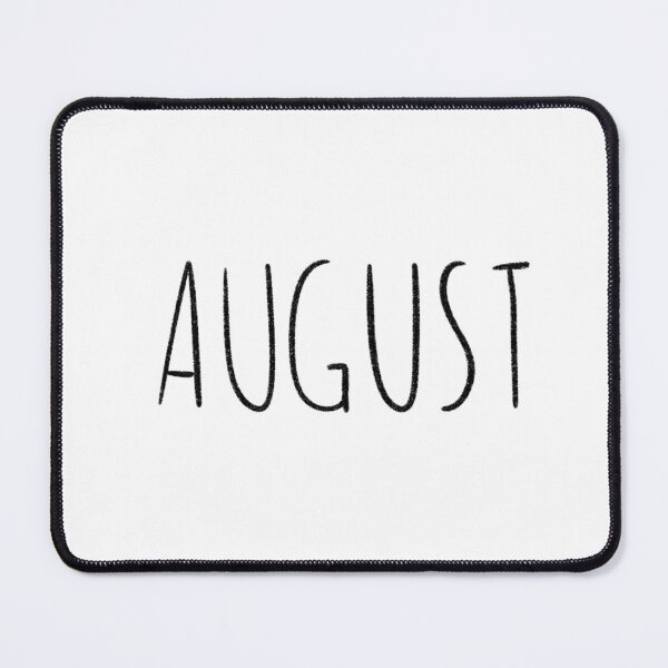 Item preview, Cute August Hand Lettered Typography Handwritten Monthly Artwork designed and sold by somimalikkk.