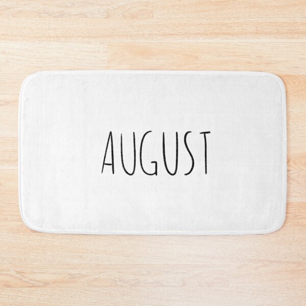 Item preview, Cute August Hand Lettered Typography Handwritten Monthly Artwork designed and sold by somimalikkk.