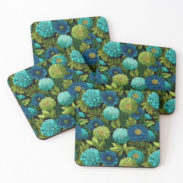 Item preview, Petaled Zinnia Floral  - Flower Bouquet Pattern - Valentine Gifts For Men designed and sold by RoyalStarsPatts.