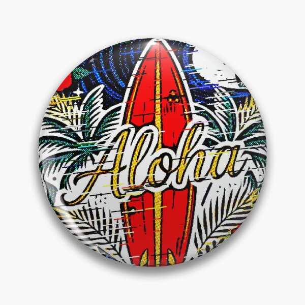 Item preview, Aloha Tropical Surf | Hawaiian Surfboard and Wave Design designed and sold by AstronautMerch.