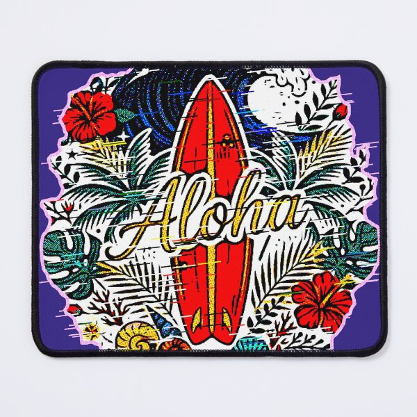 Item preview, Aloha Tropical Surf | Hawaiian Surfboard and Wave Design designed and sold by AstronautMerch.