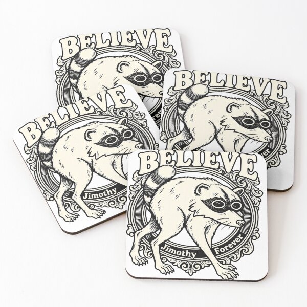 Item preview, Jimothy Raccoon – Believe Forever  designed and sold by shirtcaddy.