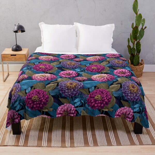 Item preview, Edgy Zinnia Flower - Flower Bouquet Pattern - Valentine Gifts For Boyfriend designed and sold by RoyalStarsPatts.