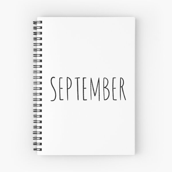 Item preview, Cute September Hand Lettered Typography Handwritten Monthly Artwork designed and sold by somimalikkk.