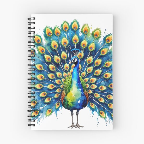 Item preview, Bright watercolor peacock designed and sold by AnnaHolyph.