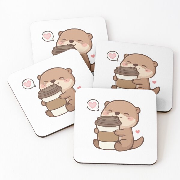 Item preview, Cute Bear Drinking Coffee – Adorable Cozy Kawaii Animal Illustration designed and sold by AaryaGraphics.