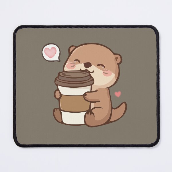 Item preview, Cute Bear Drinking Coffee – Adorable Cozy Kawaii Animal Illustration designed and sold by AaryaGraphics.