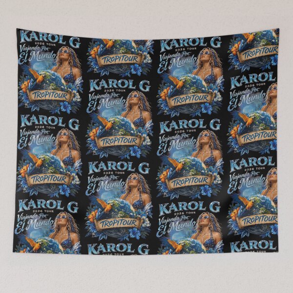 Item preview, Karol 2026 G Viajando Por El Mundo Tropitour Colorful Tropical Concert designed and sold by Mind-Drift.