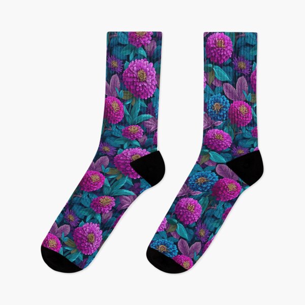 Item preview, Wild Zinnia Floral  - Birthday Flower Pattern - Valentine Gifts For Husband designed and sold by RoyalStarsPatts.
