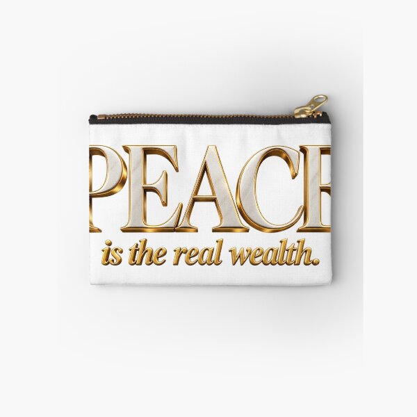 Item preview, Peace Is the Real Wealth designed and sold by bolaAura.