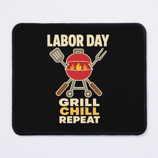 Item preview, Labor Day Grilling BBQ Weekend designed and sold by DreamLayerStudio.