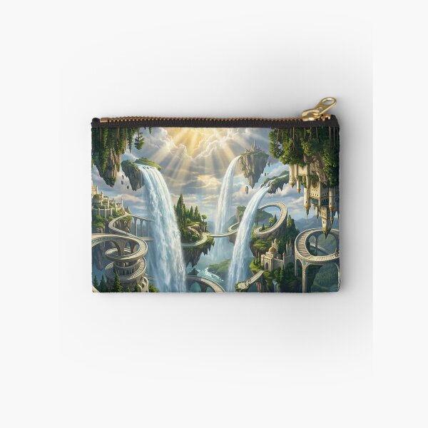 Item preview, Skybound Kingdom — Waterfalls Above the Clouds designed and sold by RoyArt0.