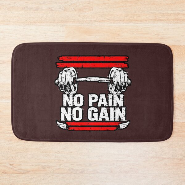 Item preview, No Pain, No Gain | Olympic Gym Bar Design designed and sold by AstronautMerch.