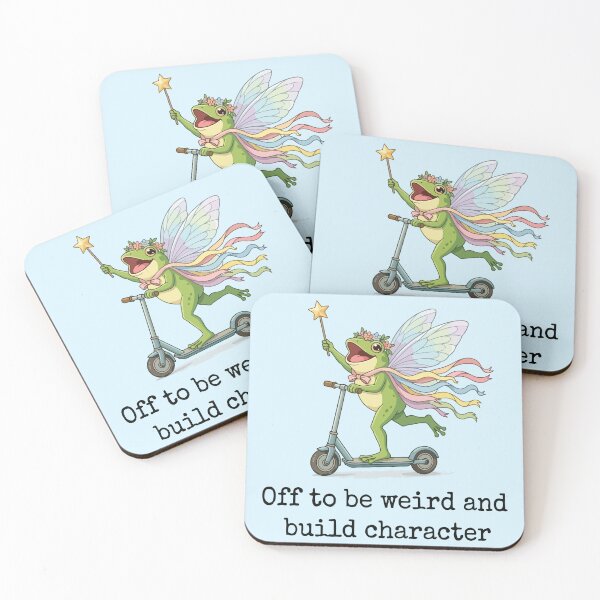 Item preview, Off To Be Weird And Build Character Fairy Frog designed and sold by BrownHorse90s.