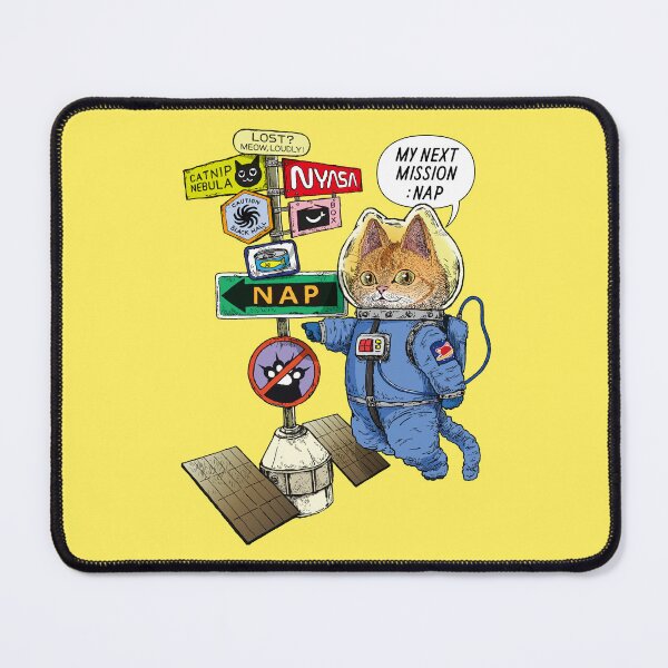 Item preview, COSMIC MEOW #05: Space Signpost and Cat Astronaut designed and sold by Neco Uchoo!.
