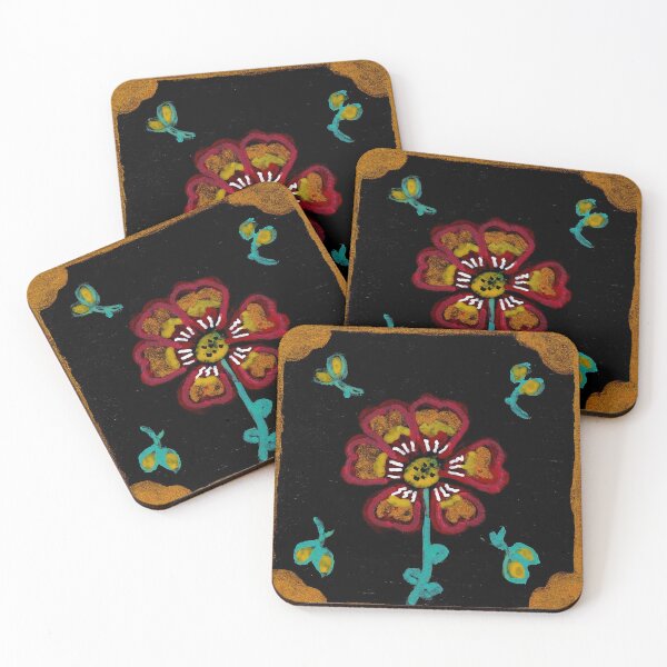 Item preview, Flower on a black background designed and sold by Misfitcane.