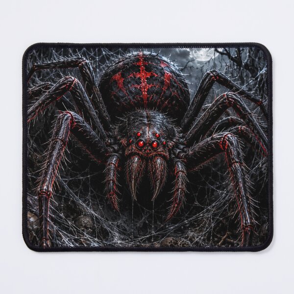 Item preview, Terrifying Giant Spider – Dark Horror Halloween Nightmare designed and sold by DoodleWorld Studio .