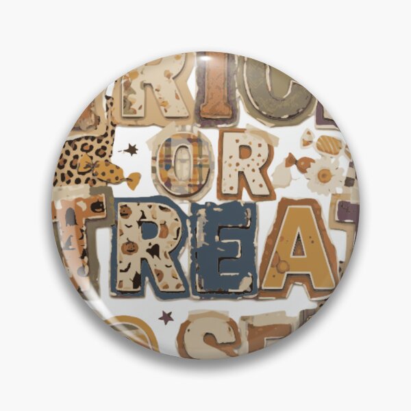 Item preview, Trick or Treat Yo Self – Retro Grunge Halloween Collage designed and sold by Tafa_Design.