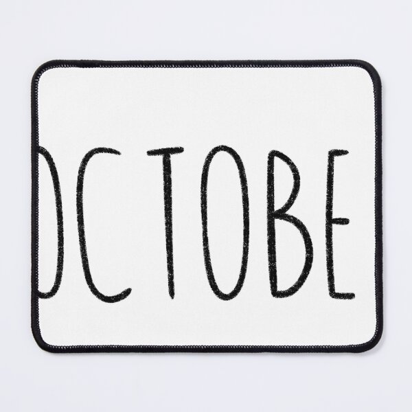 Item preview, Cute October Hand Lettered Typography Handwritten Monthly Artwork designed and sold by somimalikkk.
