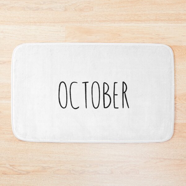 Item preview, Cute October Hand Lettered Typography Handwritten Monthly Artwork designed and sold by somimalikkk.