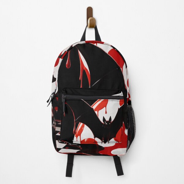 Item preview, Flying Bats Blood Moon Polka Dot Pop Art designed and sold by YourColorsWall.