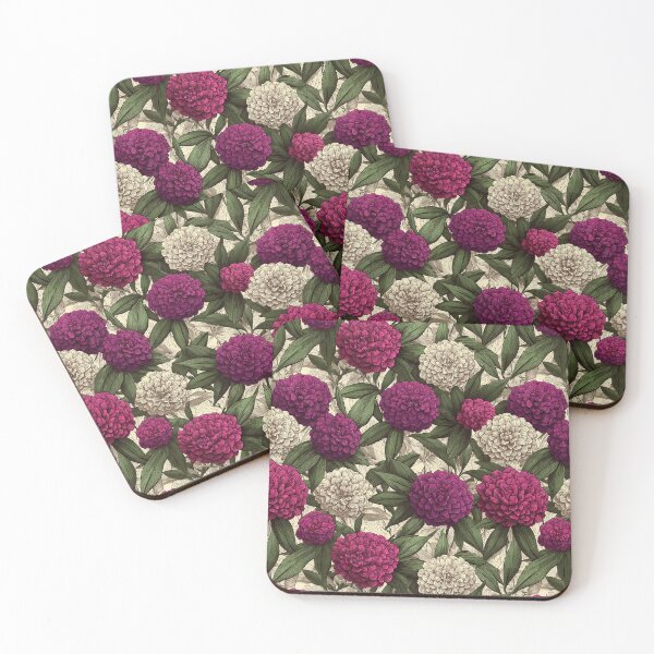 Item preview, Unique Zinnia Print  - Birth Flower Pattern - Valentine'S Day Gifts designed and sold by RoyalStarsPatts.
