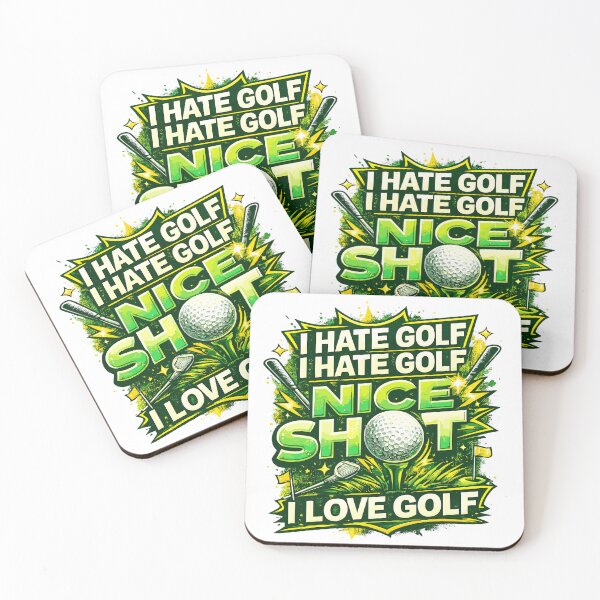 Item preview, I Hate Golf Nice Shot I Love Golf Funny Golfer designed and sold by ZIGLWORKS.