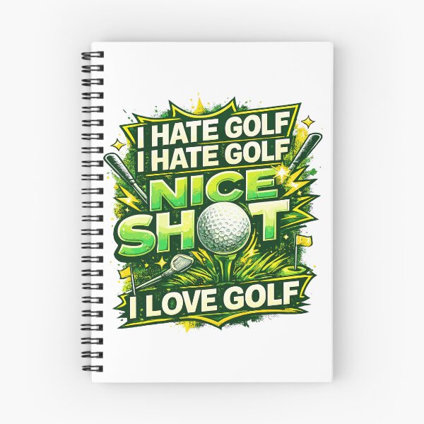 Item preview, I Hate Golf Nice Shot I Love Golf Funny Golfer designed and sold by ZIGLWORKS.