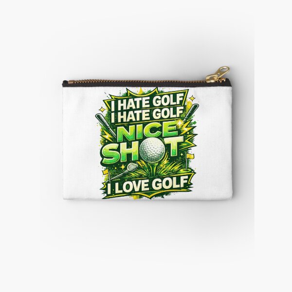 Artikelvorschau, I Hate Golf Nice Shot I Love Golf Funny Golfer entworfen und verkauft von ZIGLWORKS.