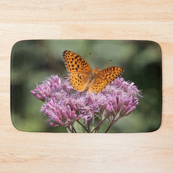 Item preview, Aphrodite fritillary butterfly on Spotted Joe-pyeweed in Algonquin Park, Canada designed and sold by James Cumming.