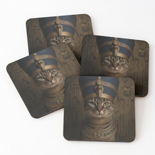 Item preview, Nefertiti Cat – Egyptian Queen designed and sold by Moxie-Cat-Universe.