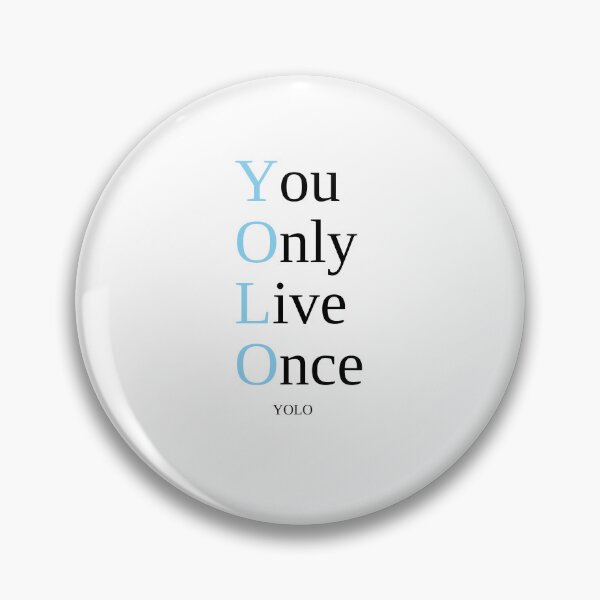 Artikelvorschau, YOLO – You Only Live Once (Du lebst nur einmal) – Bunte Typografie entworfen und verkauft von VzerosDigital.