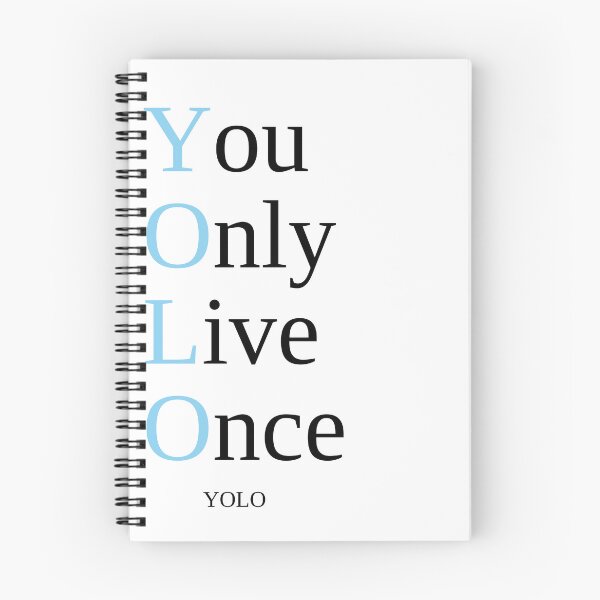 Artikelvorschau, YOLO – You Only Live Once (Du lebst nur einmal) – Bunte Typografie entworfen und verkauft von VzerosDigital.