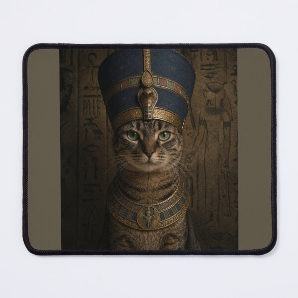 Item preview, Nefertiti Cat – Egyptian Queen designed and sold by Moxie-Cat-Universe.