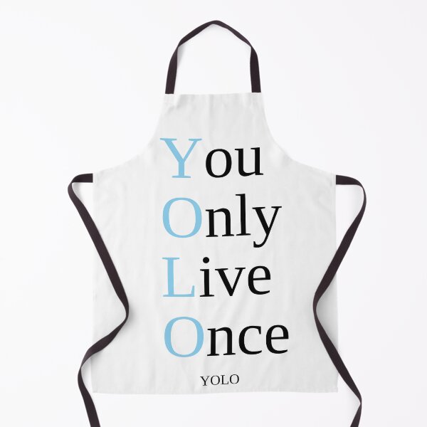 Item preview, YOLO — You Only Live Once Colorful Typography Art designed and sold by VzerosDigital.