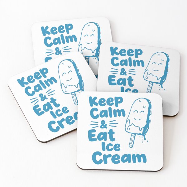 Item preview, Keep Calm And Eat Ice Cream designed and sold by MySimpleFlow.