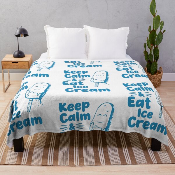 Item preview, Keep Calm And Eat Ice Cream designed and sold by MySimpleFlow.