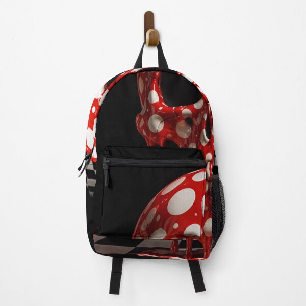Item preview, Melting Red Polka Dot Skull Pop Art designed and sold by YourColorsWall.