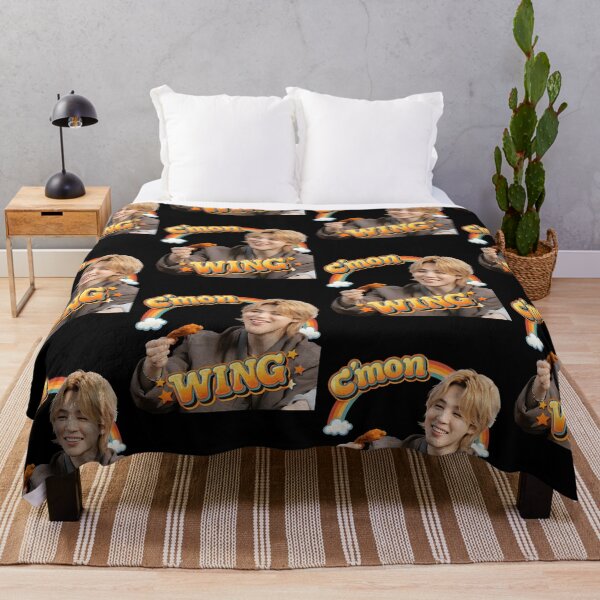 Item preview, C’mon Wing Chicken Wing Funny Fan designed and sold by Mind-Drift.