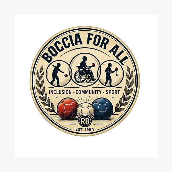 Item preview, Boccia For All Inclusive Sport designed and sold by Rhubarb Bridge Merch.