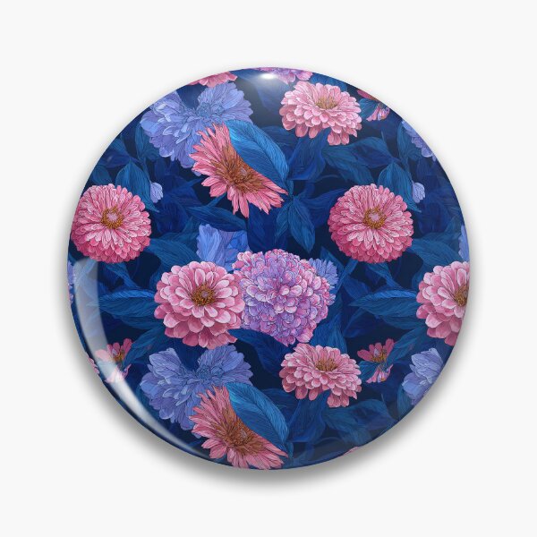 Item preview, Blooming Zinnia Texture - Flower Floral Pattern - Valentines Gifts designed and sold by RoyalStarsPatts.