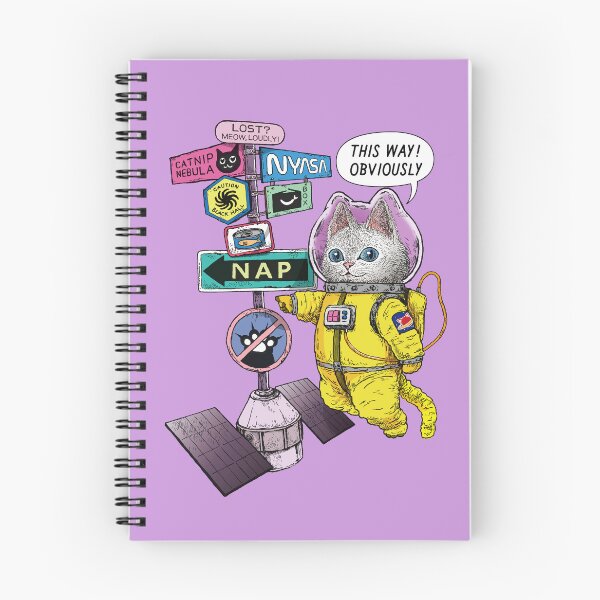 Item preview, COSMIC MEOW #05: Space Signpost and Cat Astronaut designed and sold by Neco Uchoo!.