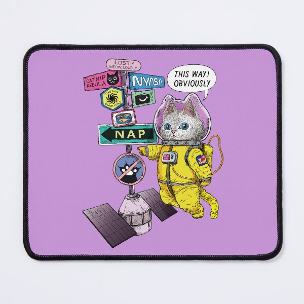 Item preview, COSMIC MEOW #05: Space Signpost and Cat Astronaut designed and sold by Neco Uchoo!.