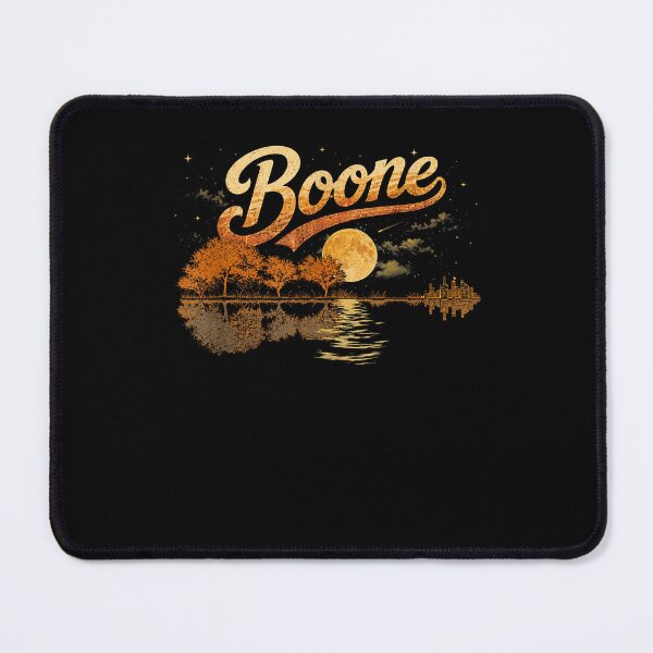 Item preview, Boone Sunset Lake Mountain Landscape Vintage designed and sold by Mind-Drift.