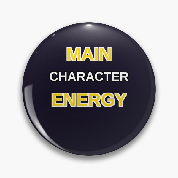 Item preview, Main Character Energy Sticker designed and sold by RedRubyBubble.