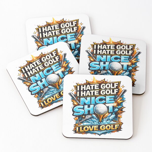 Item preview, I Hate Golf Nice Shot I Love Golf Funny Golfer designed and sold by ZIGLWORKS.
