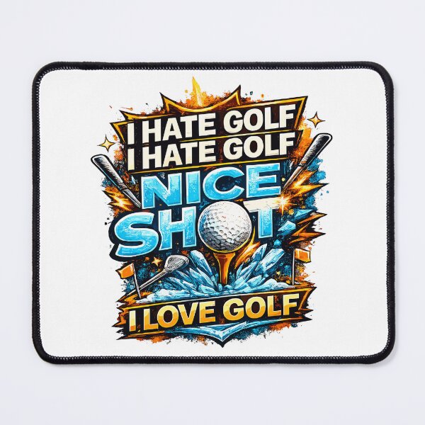 Item preview, I Hate Golf Nice Shot I Love Golf Funny Golfer designed and sold by ZIGLWORKS.