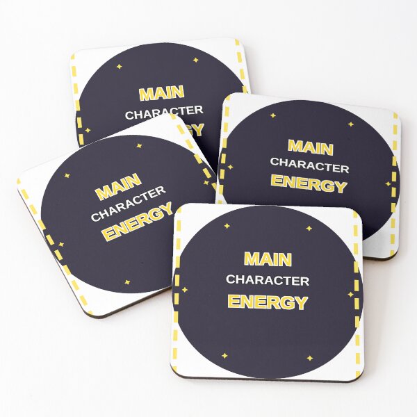 Item preview, Main Character Energy Sticker designed and sold by RedRubyBubble.