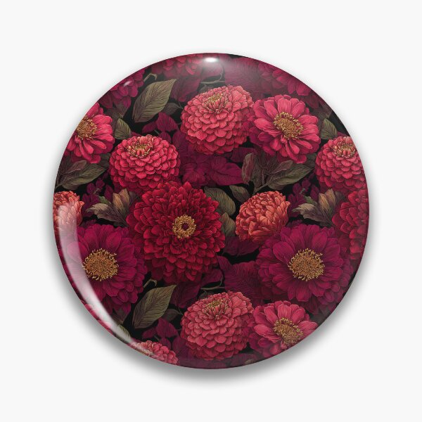 Item preview, Fresh Zinnia Texture - Flower Floral Pattern - Wedding Anniversary Gifts designed and sold by RoyalStarsPatts.